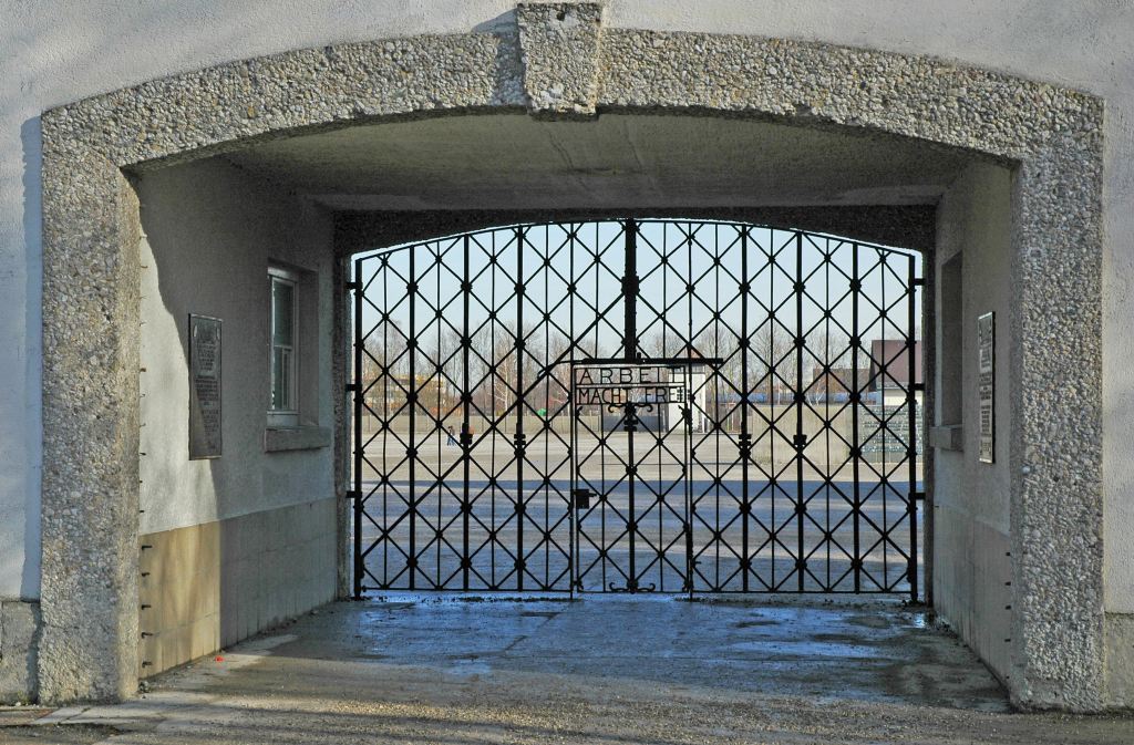 Front gate of Dachau
